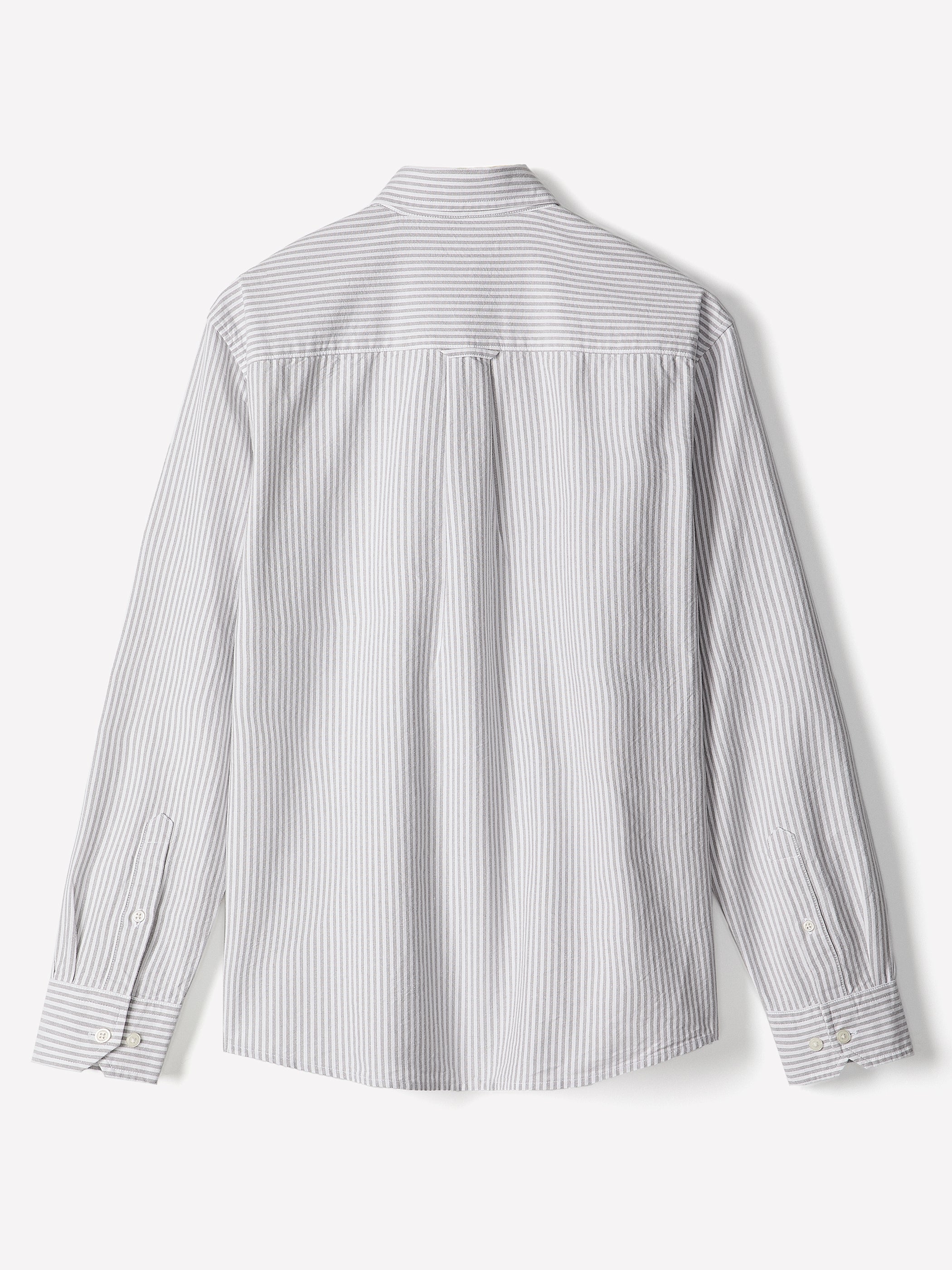 Woven Tailored Collar Cotton Shirt Long Sleeve