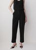 Twill High-Rise Barrel Ankle Pant