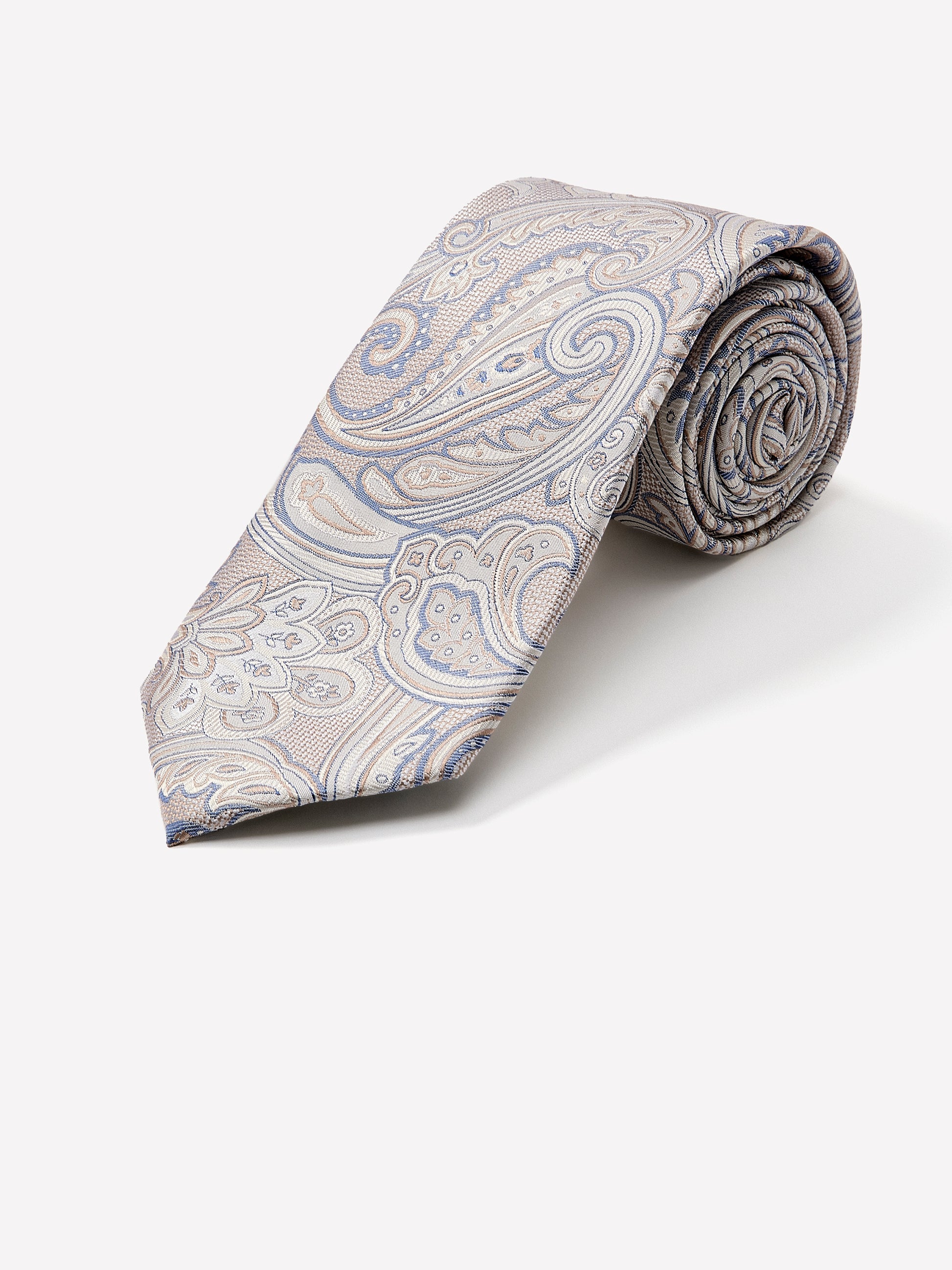 Men's Silk Woven Paisley Tie Regular Fit