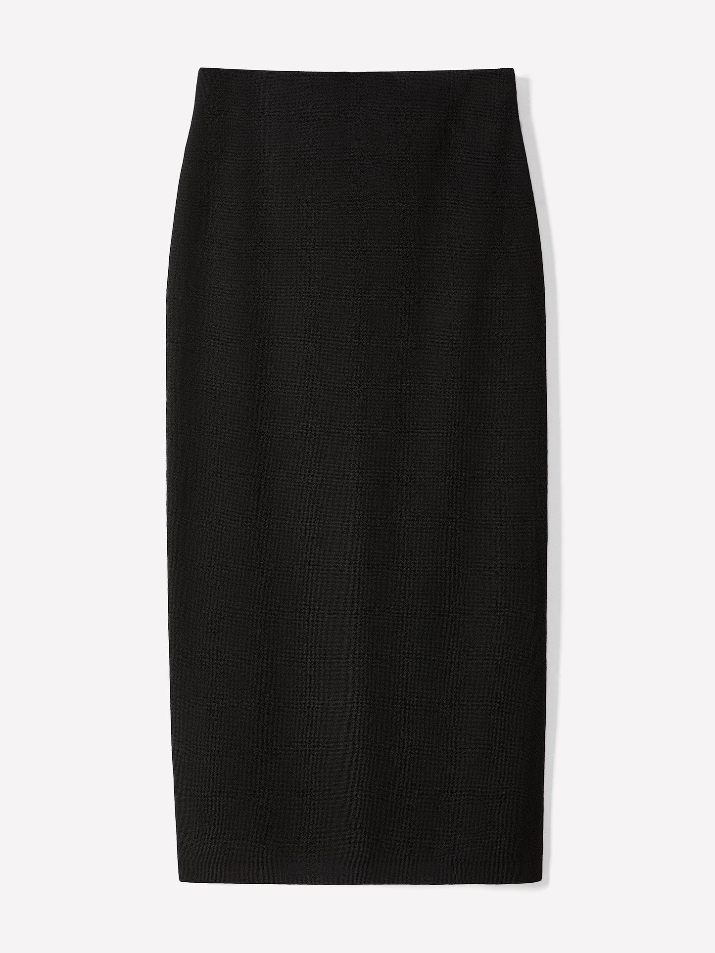 Knit Pencil Skirt Cotton Nylon Tencel Blend