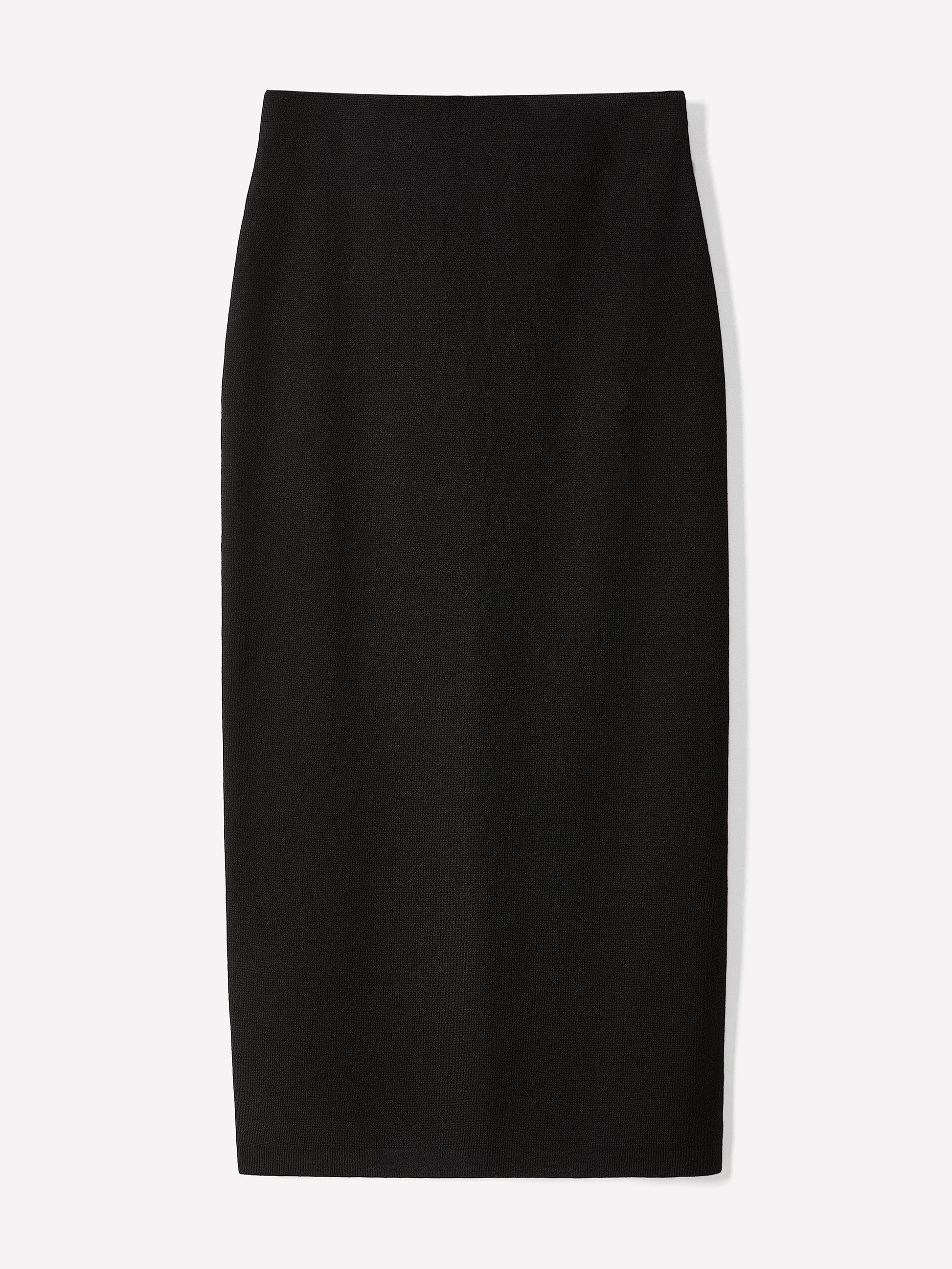 Knit Pencil Skirt Cotton Nylon Tencel Blend