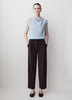 Woven Blouse Luxe Crepe Cowl Neck