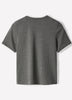 Short-Sleeve Crew-Neck Ribbed Basic Tee
