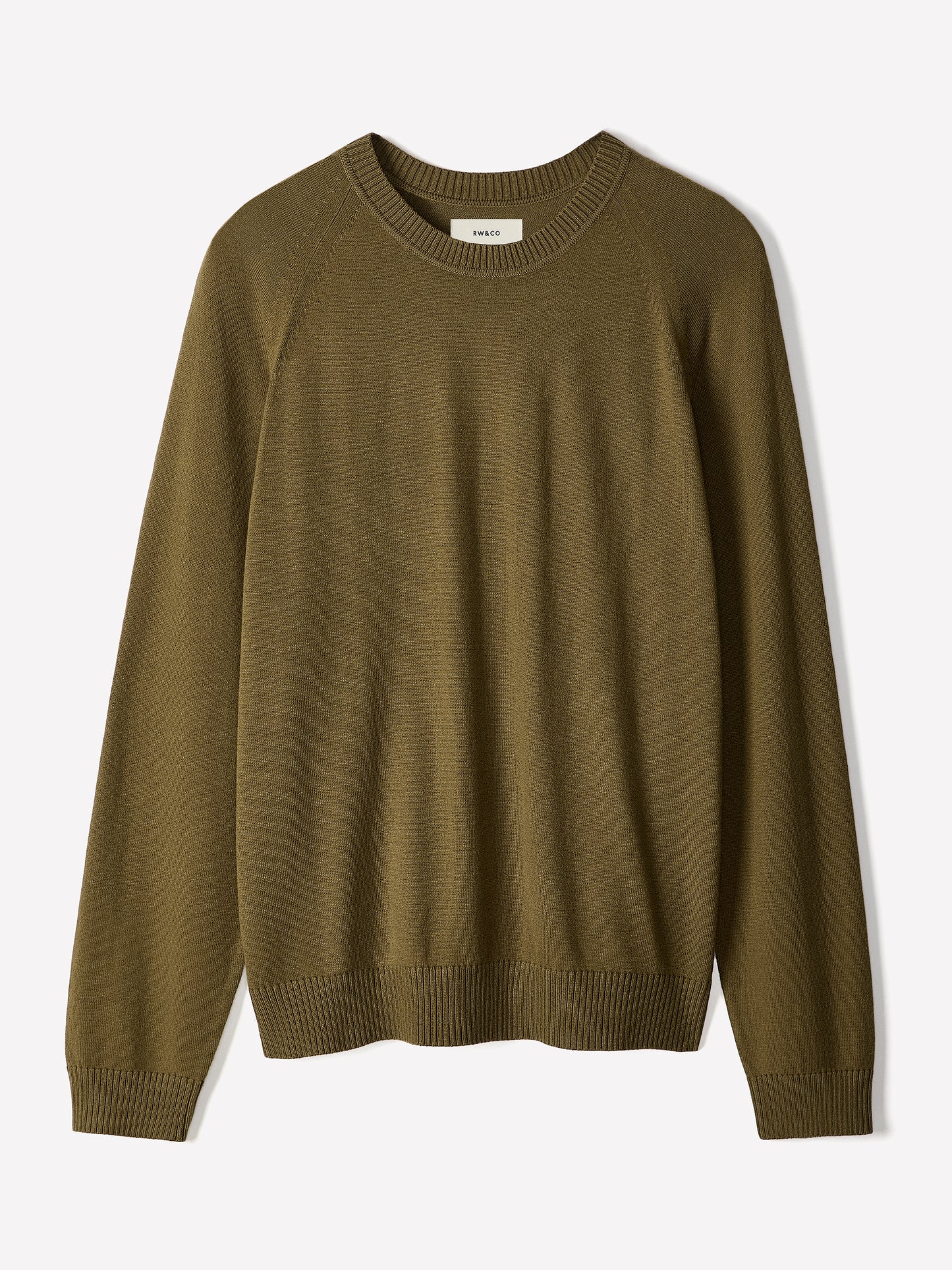 Men's Knit Crewneck Sweater Cotton Blend