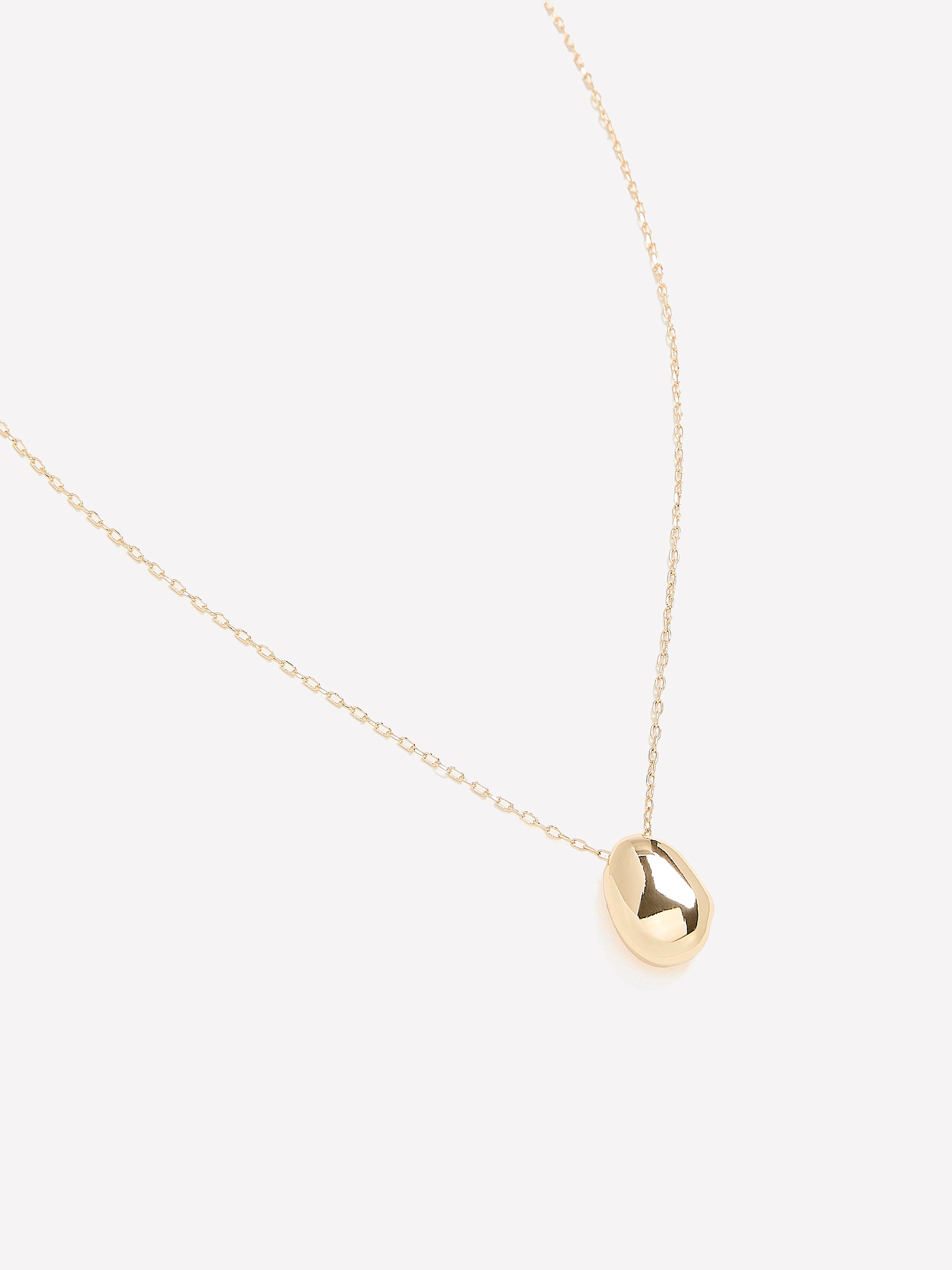 Collier Long avec Pendentif Sculptural