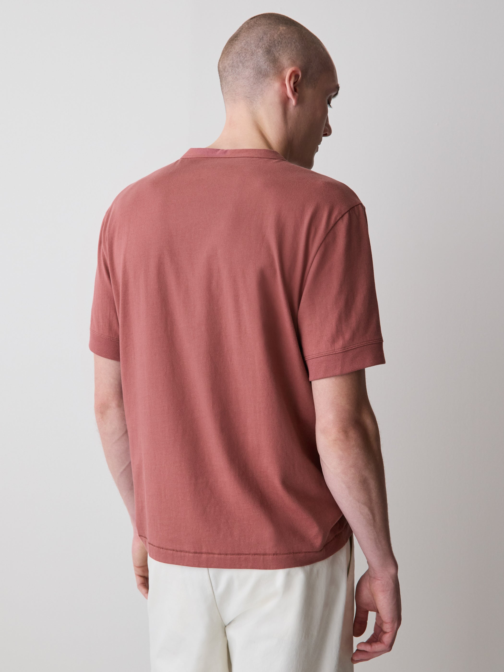 Short-Sleeve Henley T-Shirt