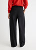 Twill High-Rise Barrel Pant