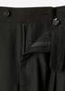 Wool-Blend Tapered-Leg Pleated Dress Pant