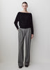 Off Shoulder Knit Sweater 100% Merino Wool