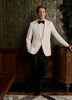 Tailored-Fit White Dinner Blazer