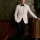 Tailored-Fit White Dinner Blazer