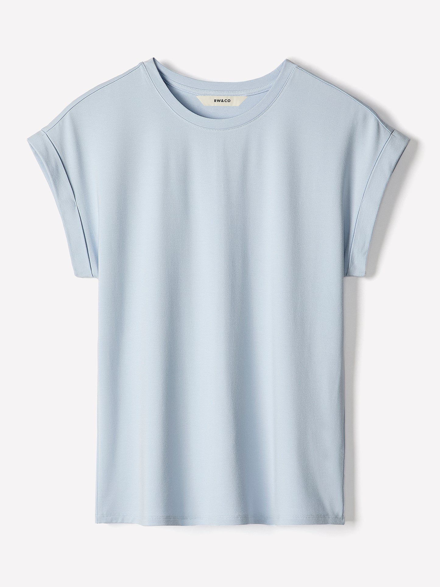 Extended-Sleeve Crew-Neck Tee