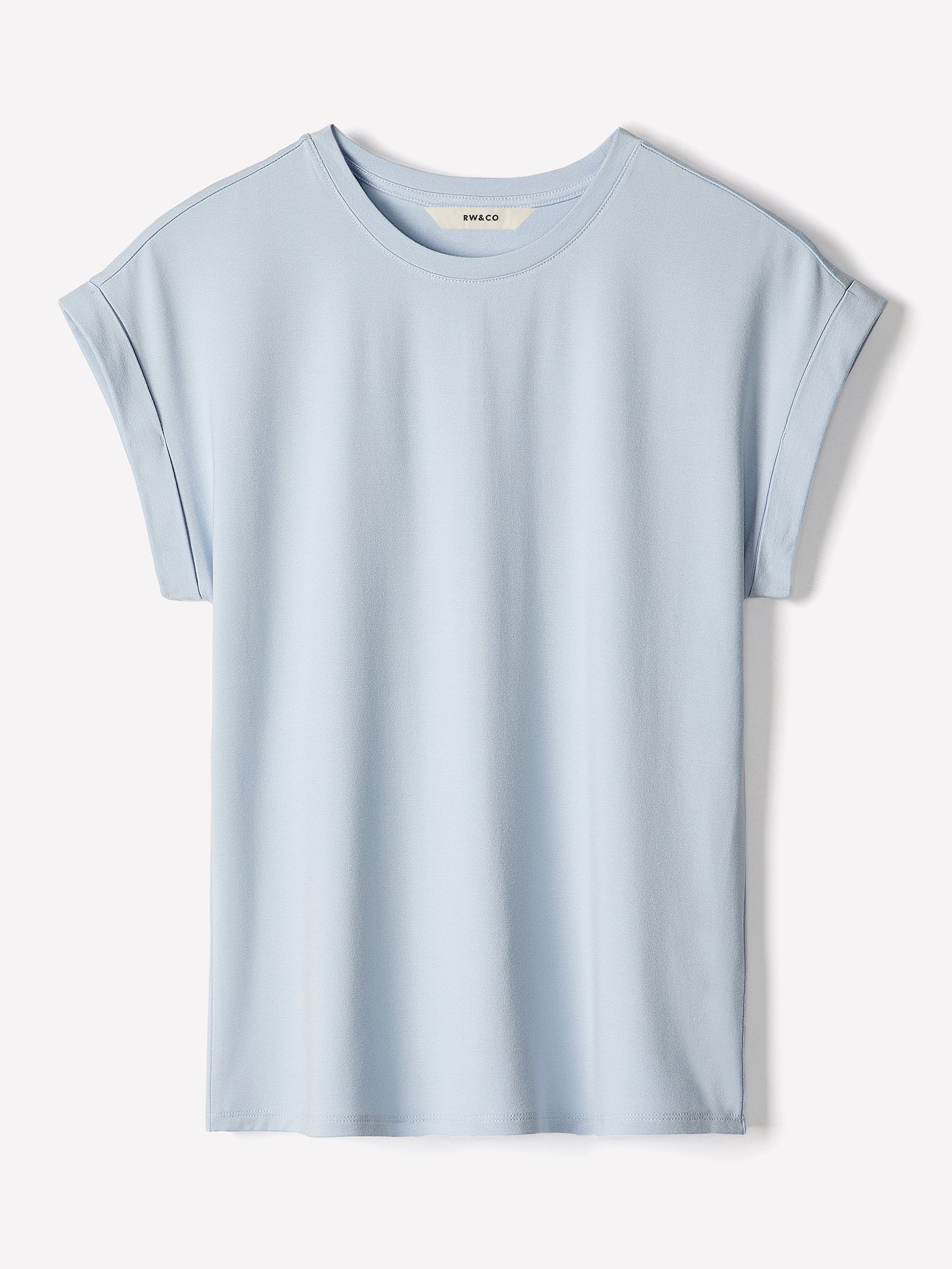 Extended-Sleeve Crew-Neck Tee