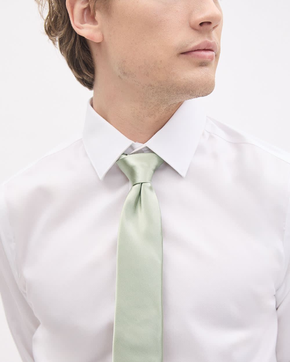 Cravate Étroite Unie