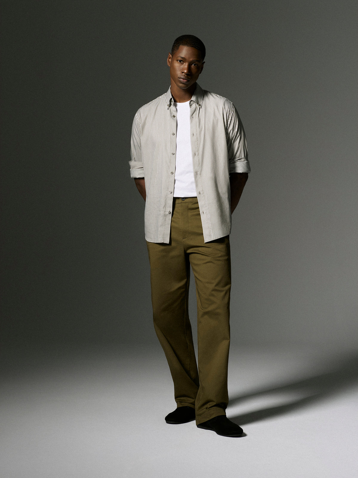 Straight-Leg Relaxed Chino Pant