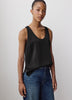 Woven Satin Cami Blouse U Neck