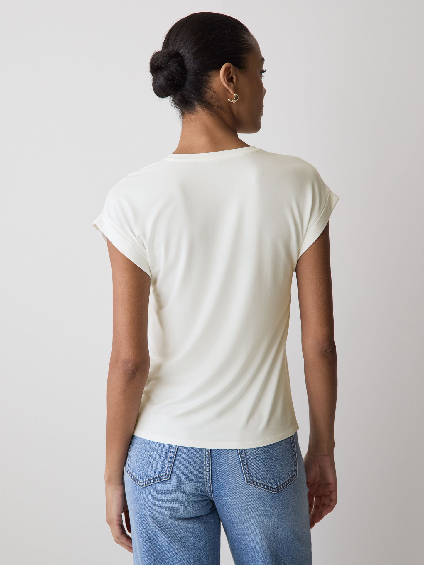 Extended-Sleeve Crew-Neck Tee