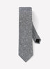 Green Regular Tie with Foliage Pattern