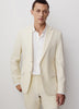 Slim Fit Stretch Linen Suit Blazer