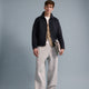 Wide-Leg Fleece Jogger Pants
