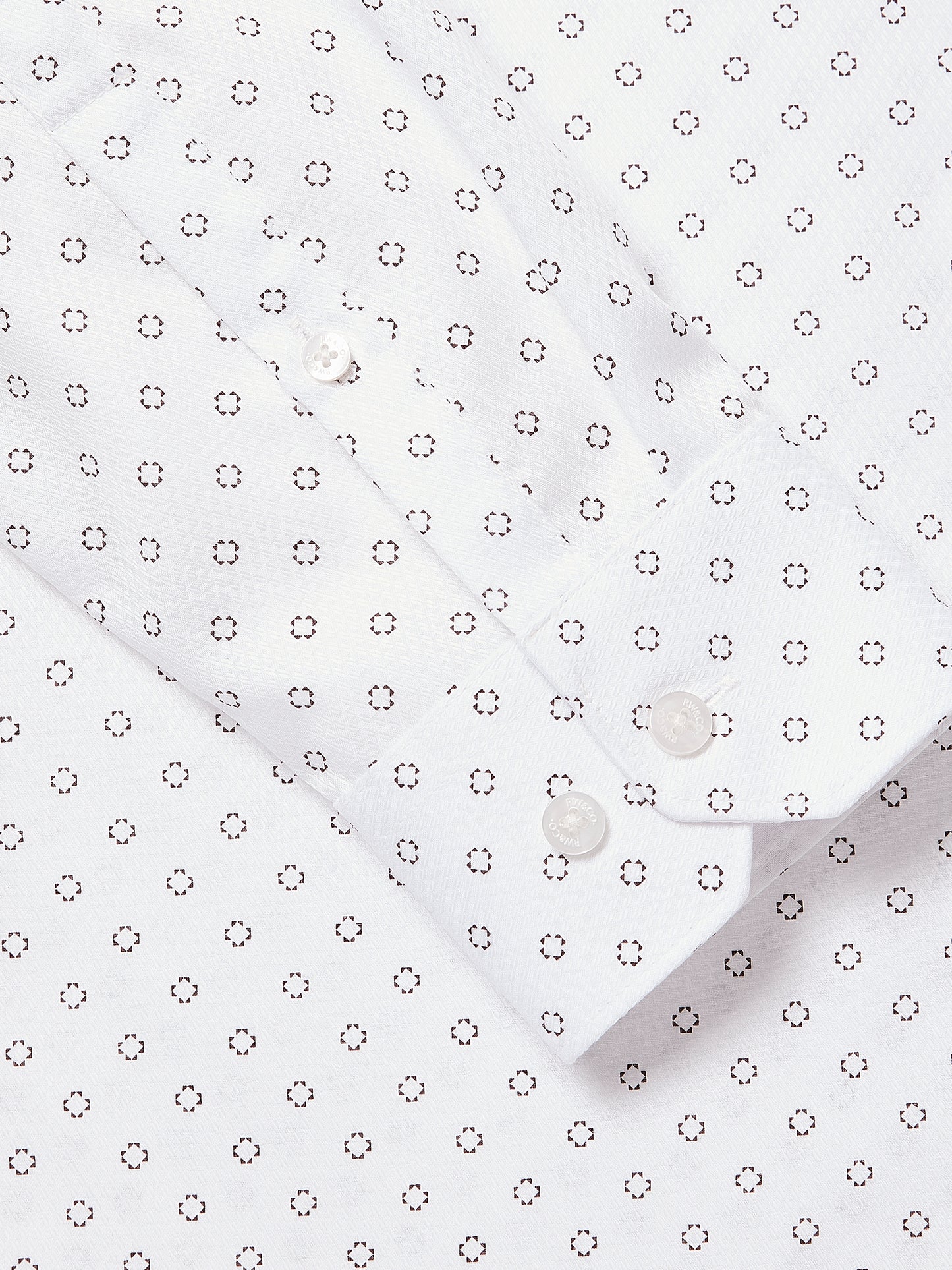 Slim Fit Cotton Woven Shirt with Stand Collar