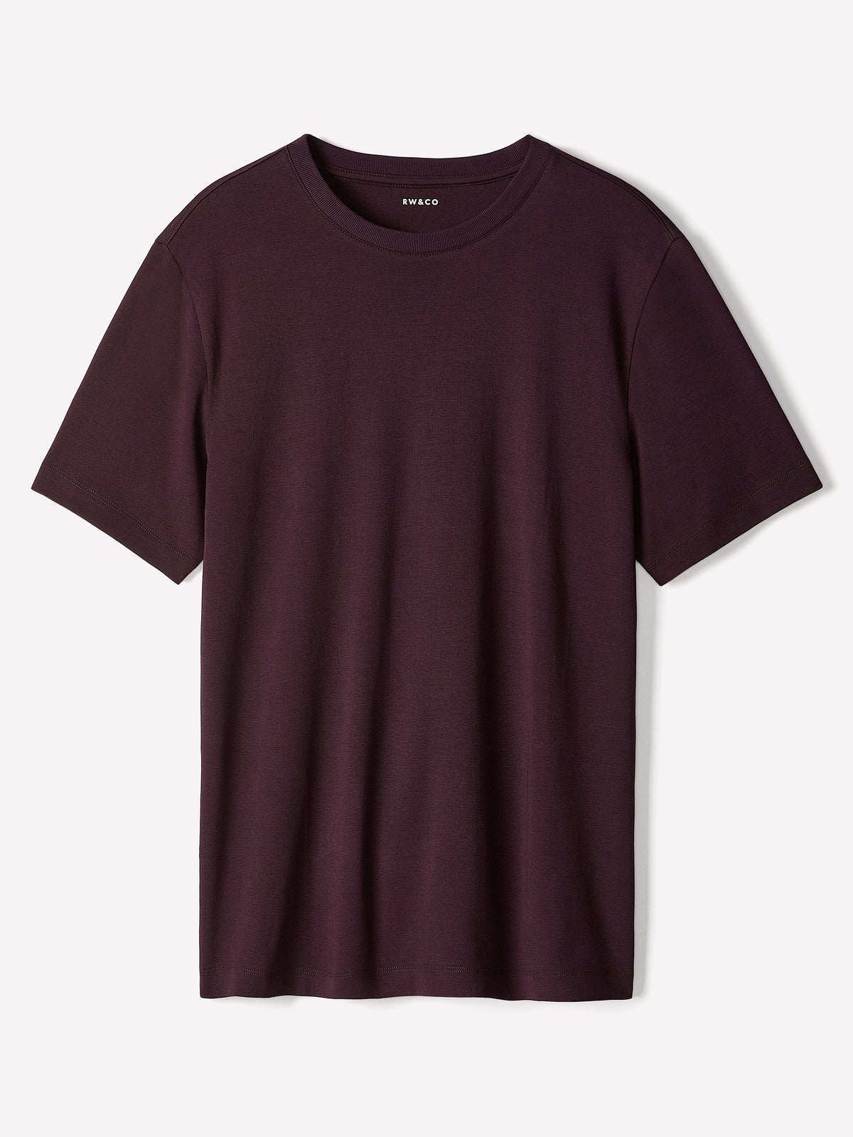 Solid Short-Sleeve Crew-Neck Tee