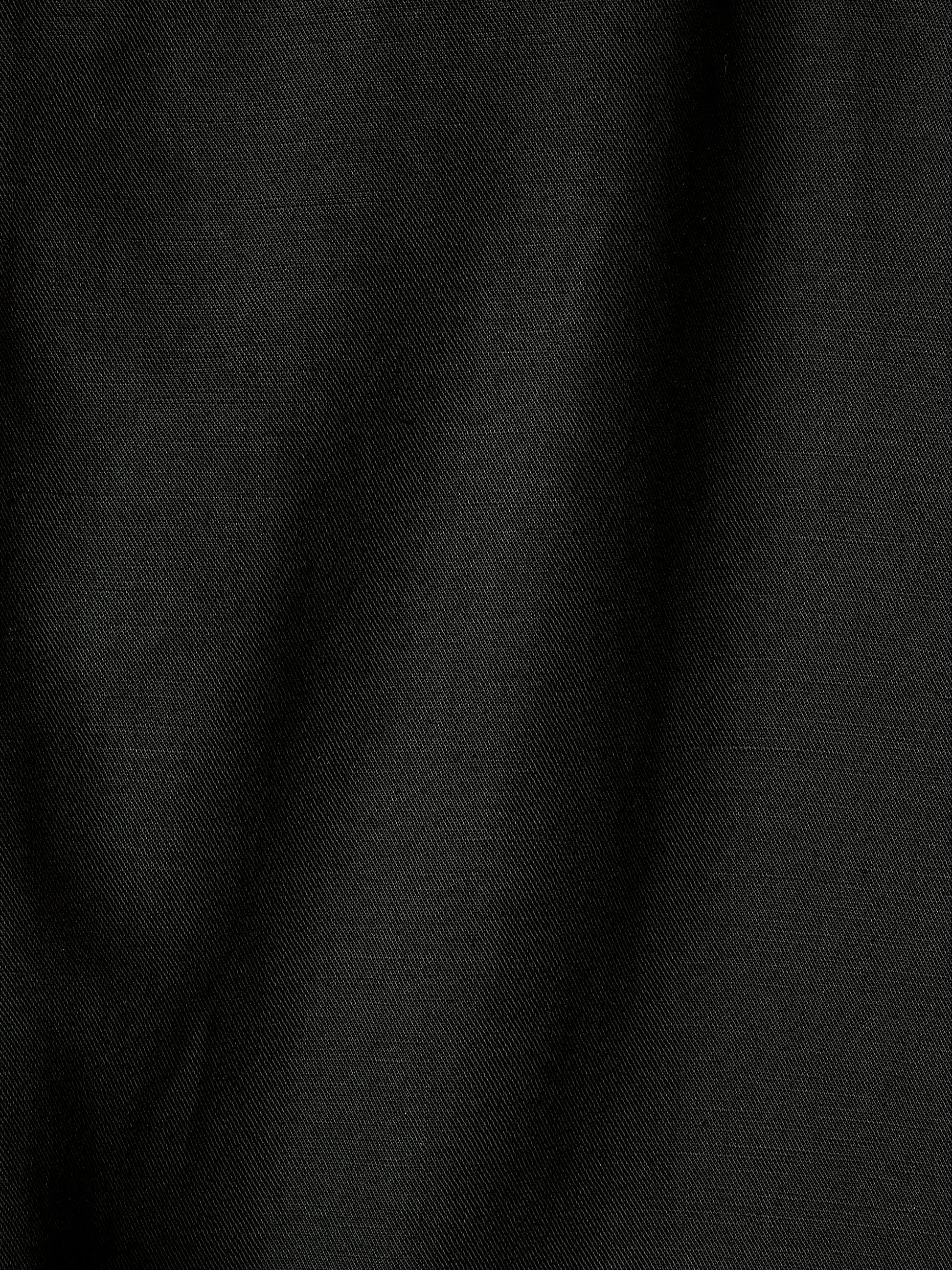 Twill High-Rise Barrel Pant