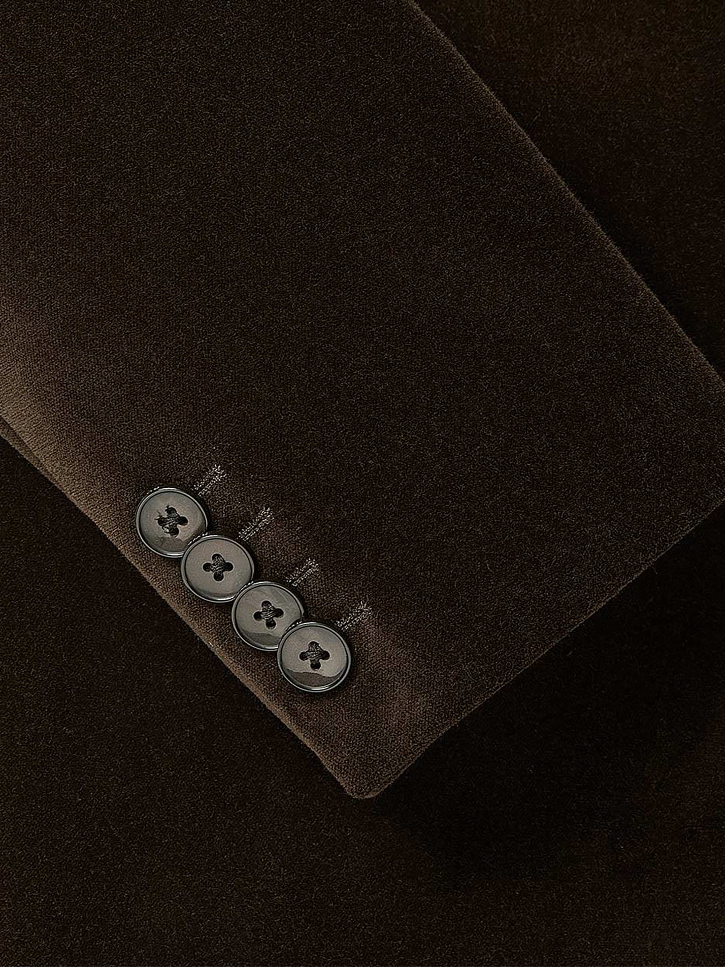 Tailored Fit Velvet Suit Blazer