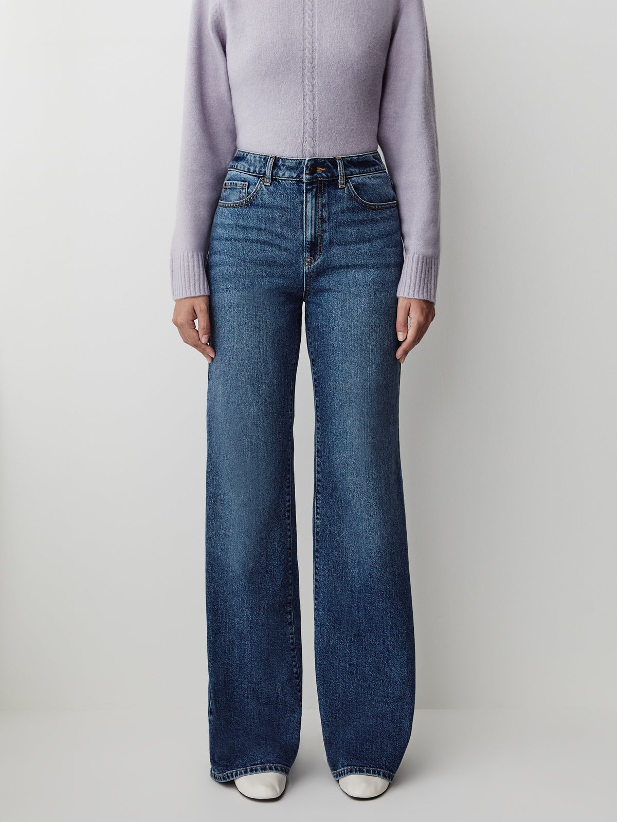 High-Rise Wide-Leg Jeans