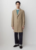 Wool Blend Classic Topcoat for Men