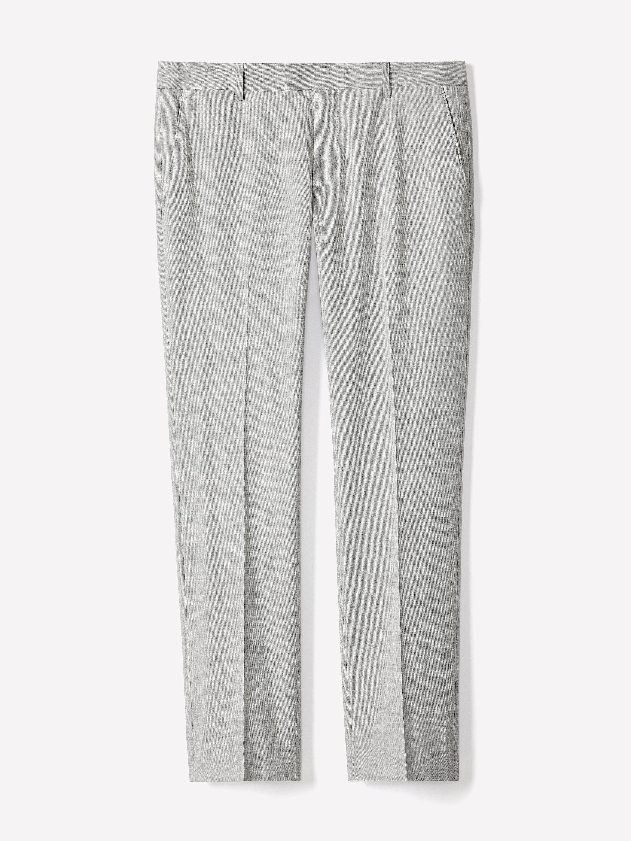 Essential Tailored Fit Light Grey Suit Pant