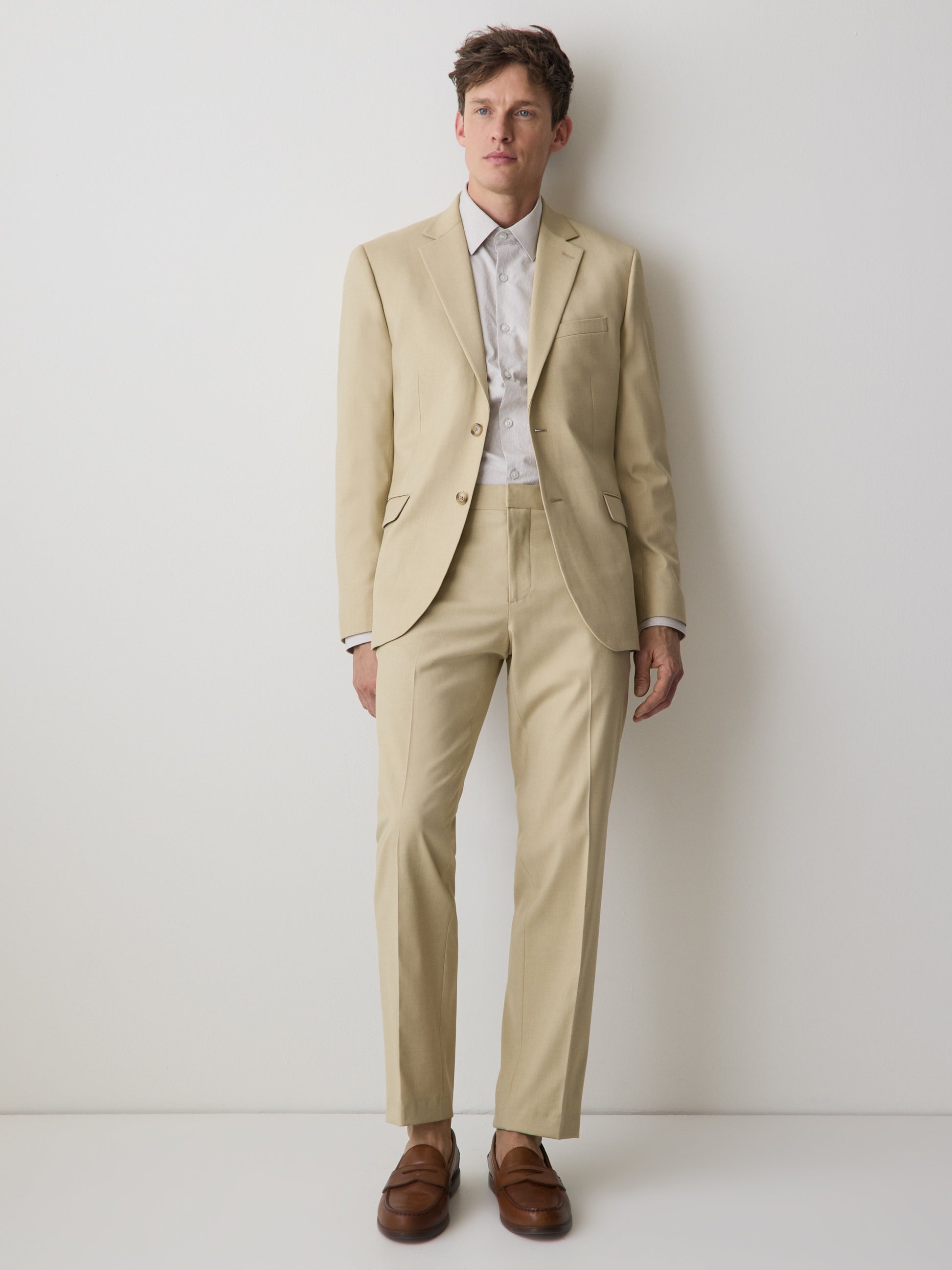 Mens Tailored Woven Pant Stretch Fabric