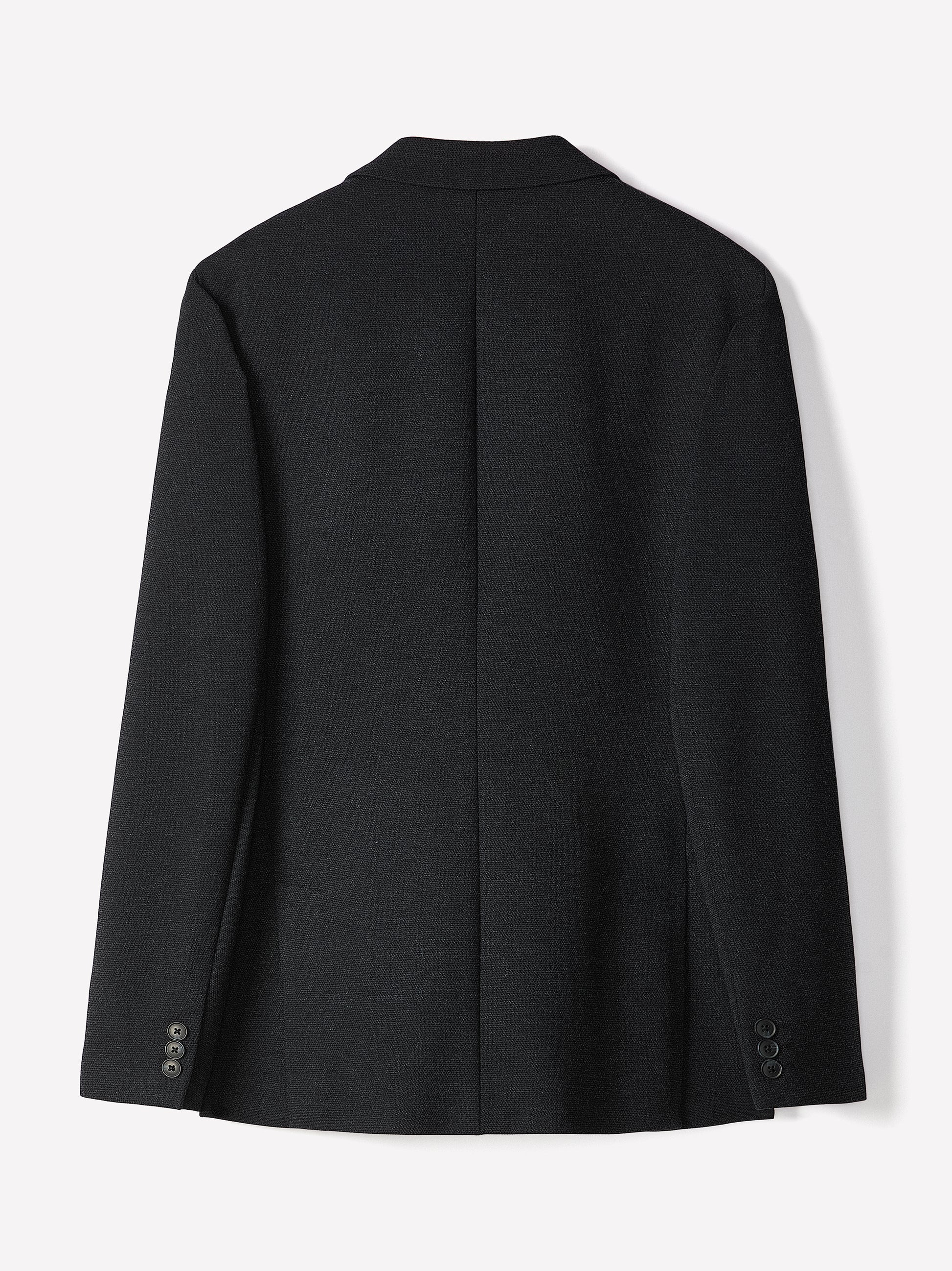 Slim Fit Knit Blazer