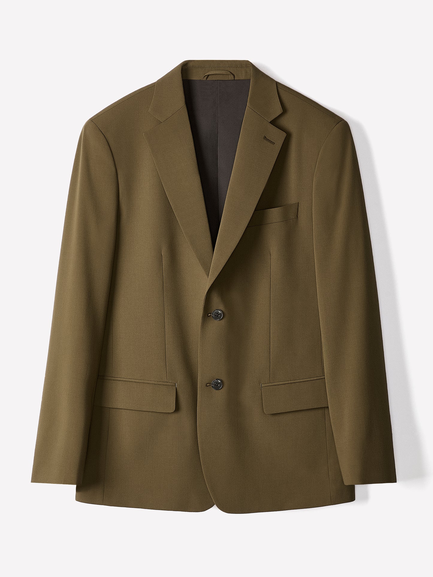 Tailored Burnt Moss Woven Blazer