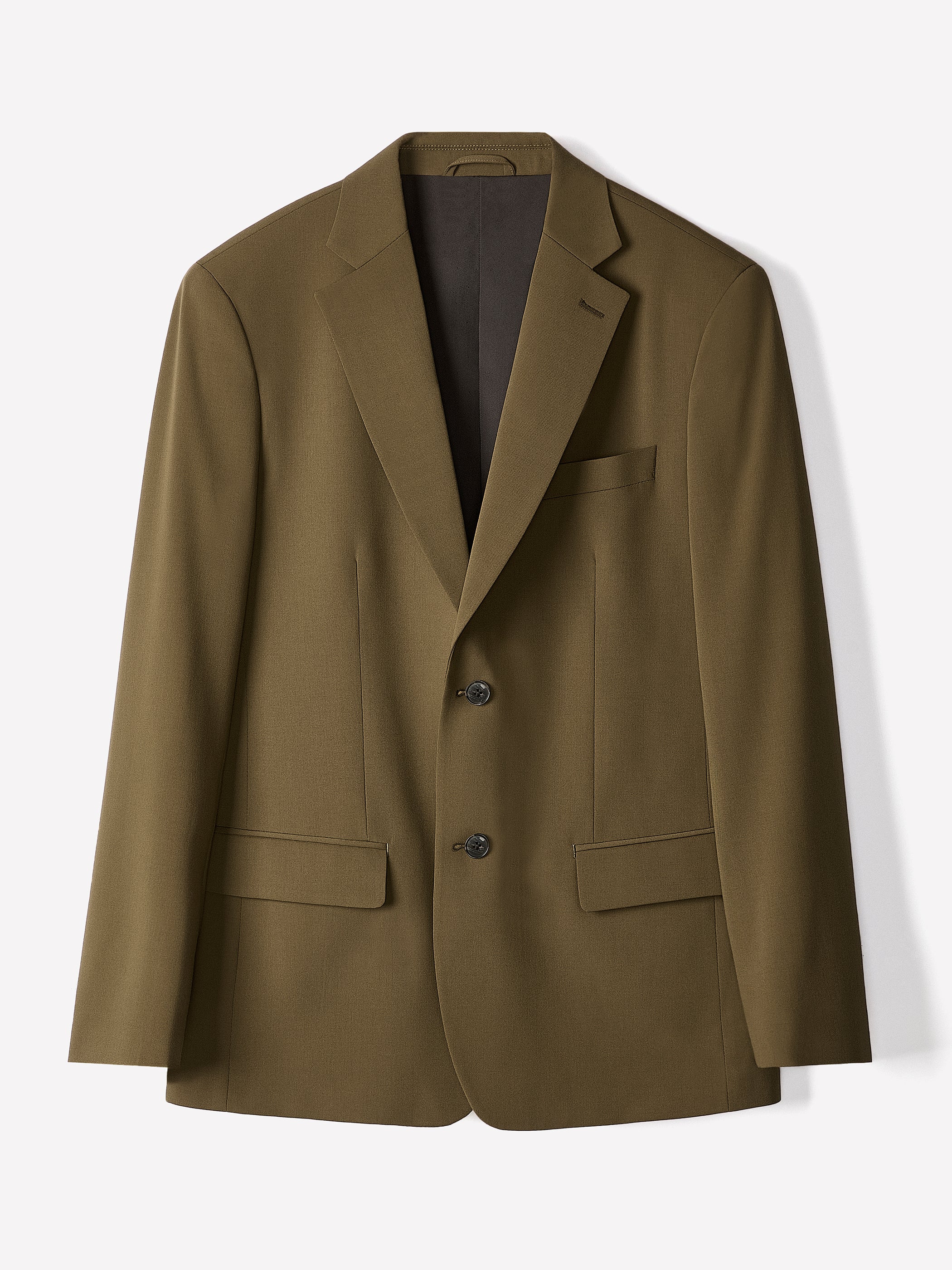 Tailored Burnt Moss Woven Blazer