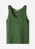 Knit Tank Top Cotton Blend Women