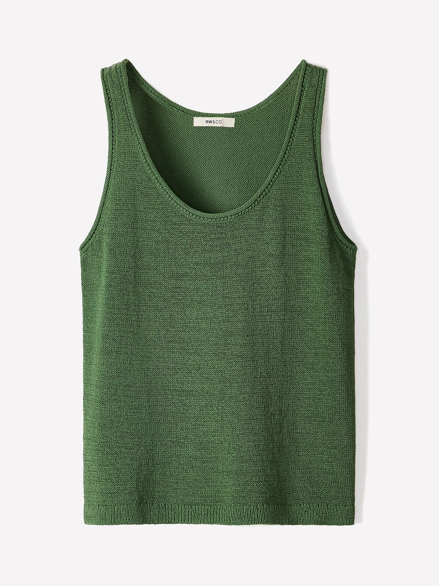 Knit Tank Top Cotton Blend Women