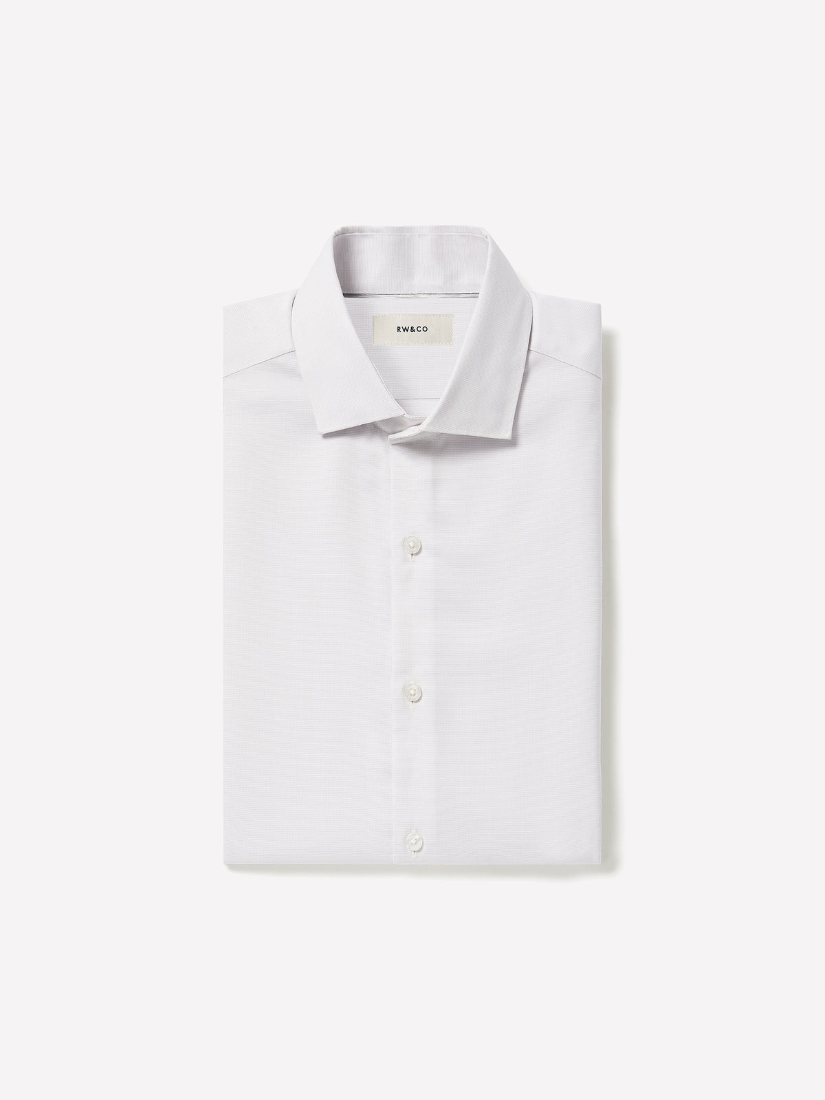Slim Fit Woven Shirt with Tailored Collar