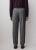Tapered Pleated Tweed City Pants