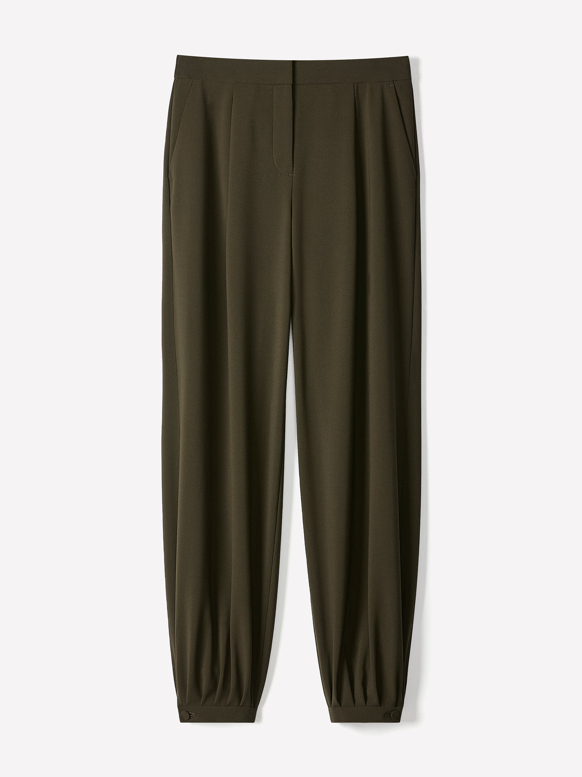Mid-Rise Balloon-Leg Pant