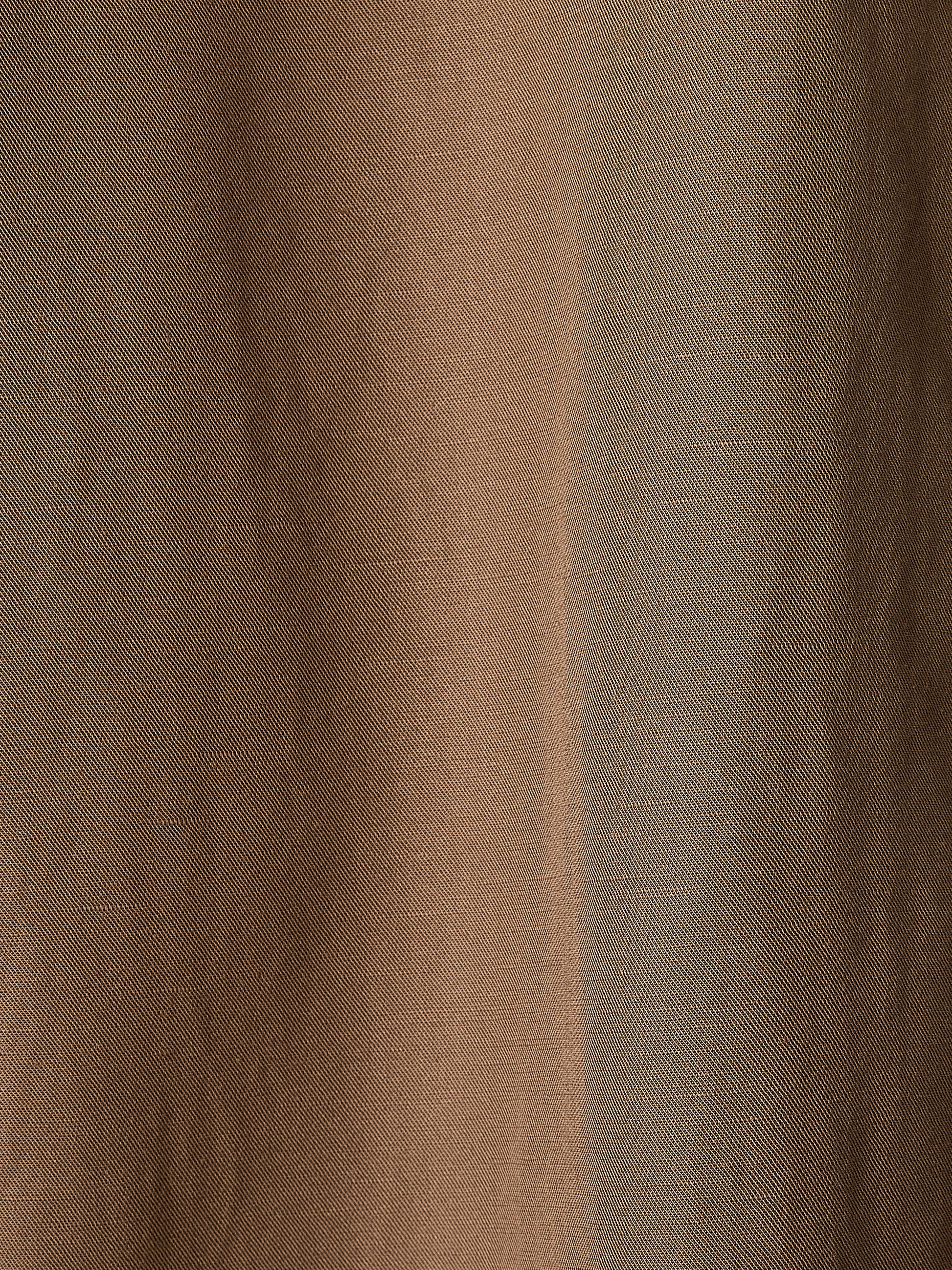 Twill High-Rise Barrel Pant