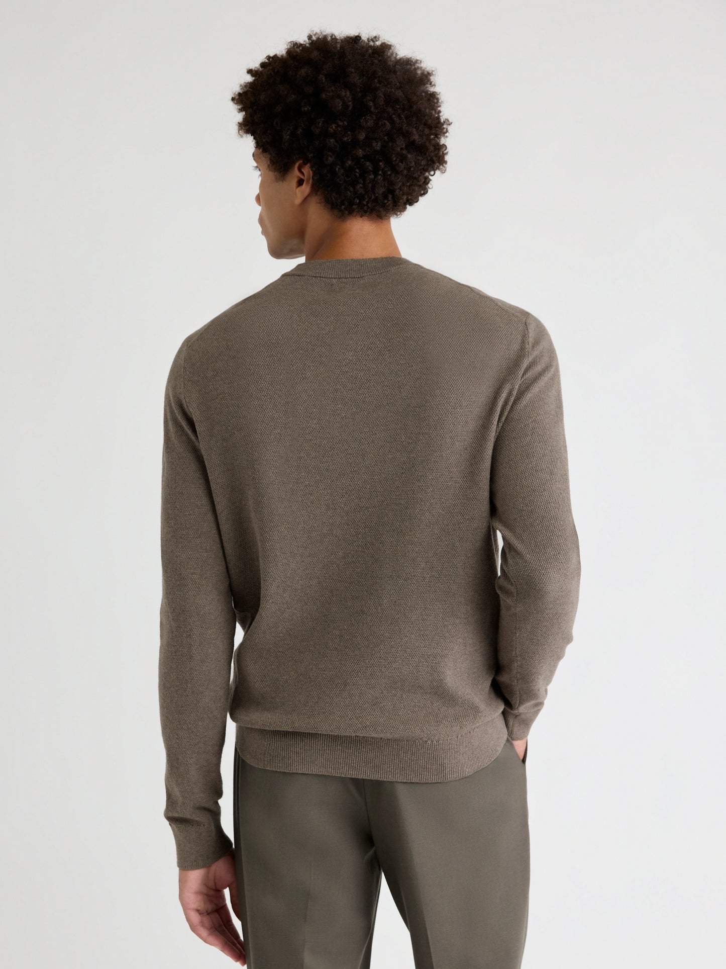 Long-Sleeve Crew-Neck Sweater