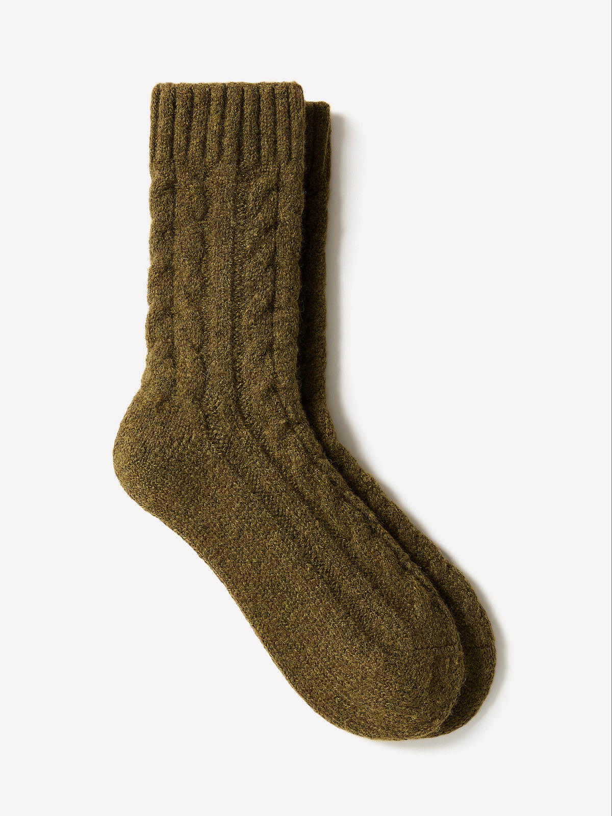 Chunky Cable-Stitch Socks
