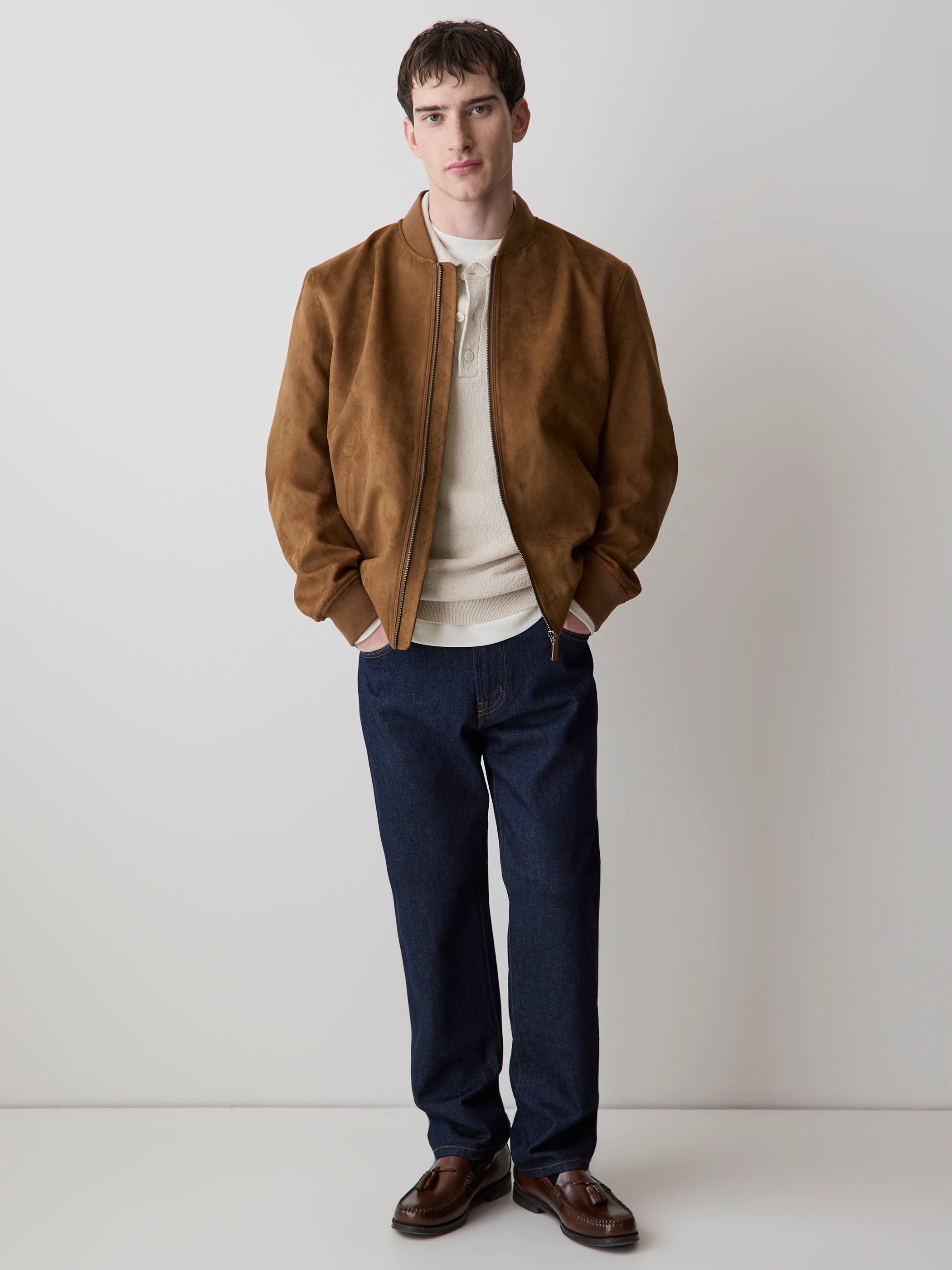 Men's Moleskin Milkman Jacket With Baseball Collar – RW&CO