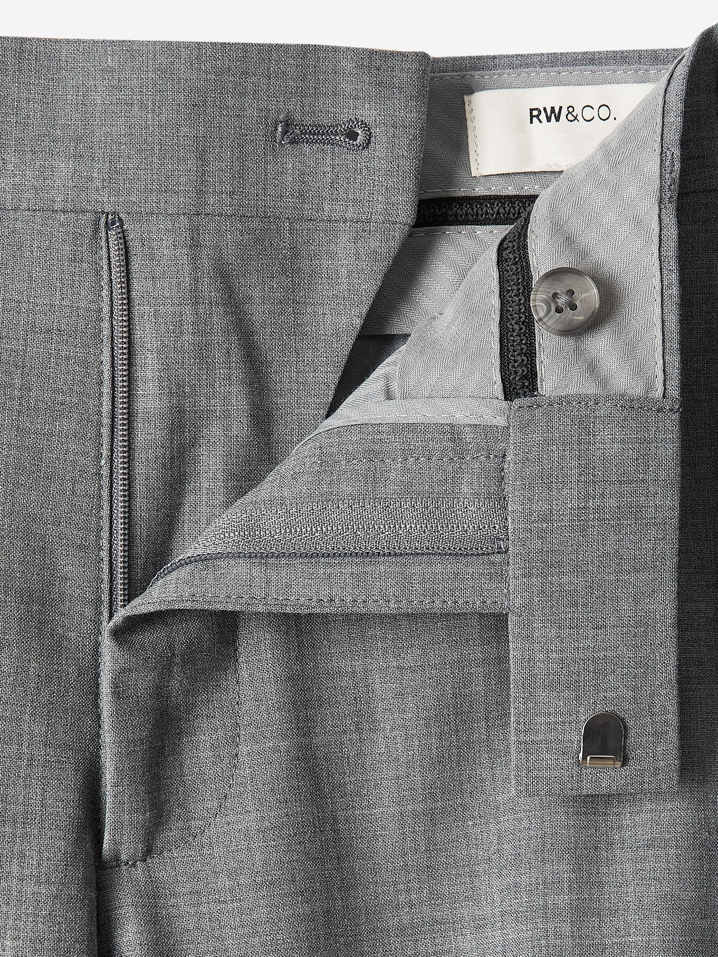 Slim Fit Wool Blend Mens Woven Pant