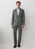 Slim Fit Woven Blazer in Northern Teal
