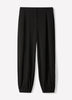 Balloon Fit Stretch Woven Pant Mid Rise