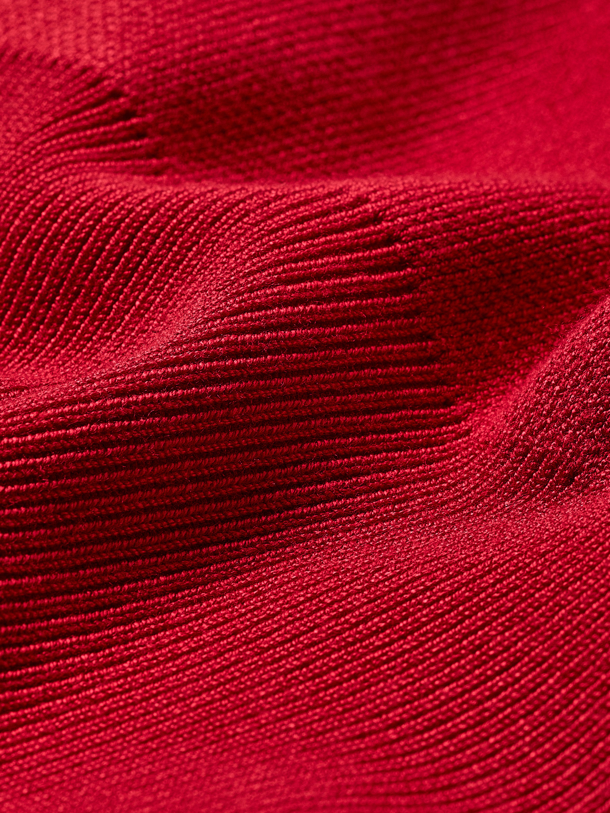Knit Sweater with Shoulder Pads, Viscose Nylon Blend