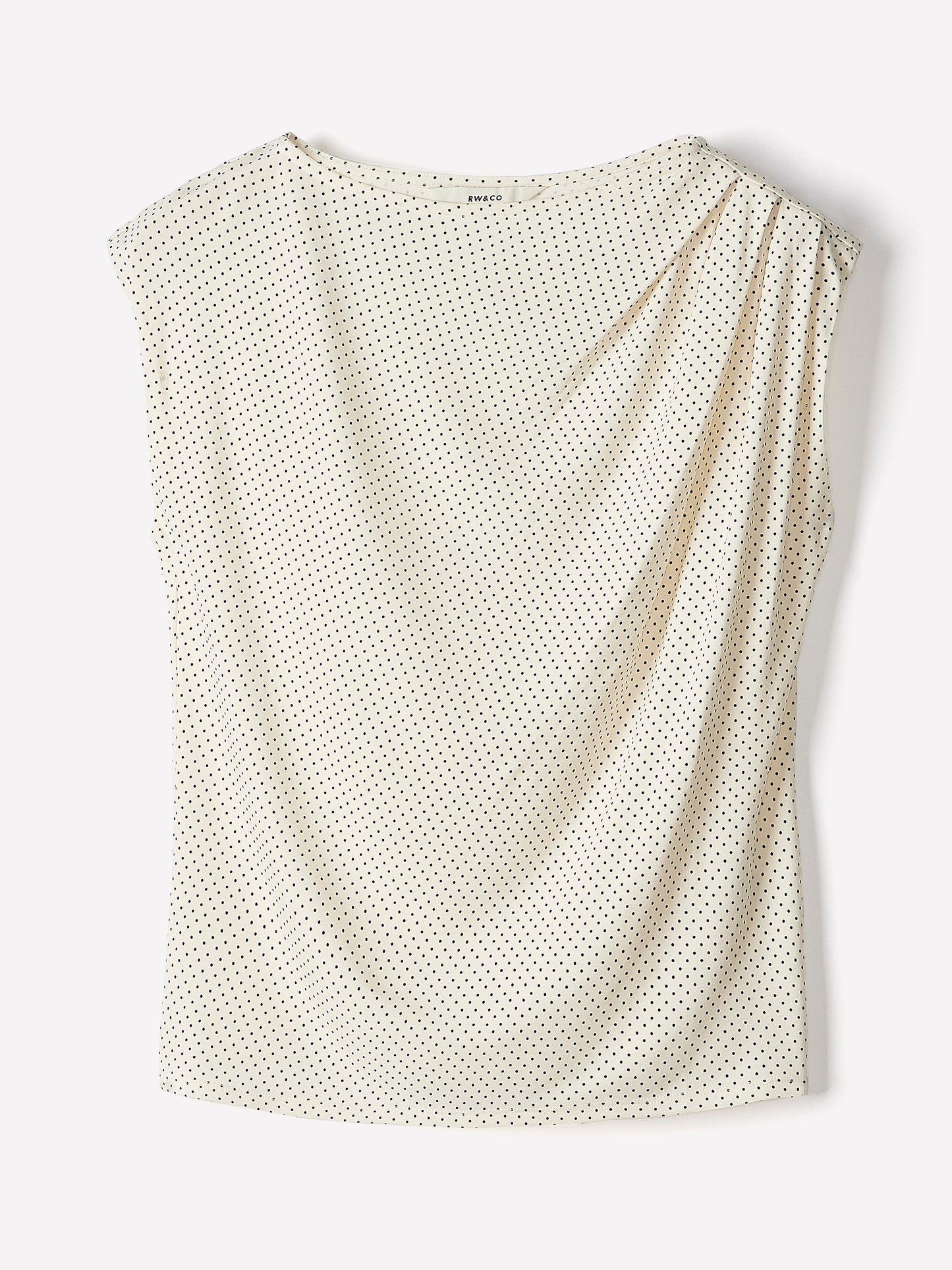 Knit Blouse Pleated Extended Sleeve