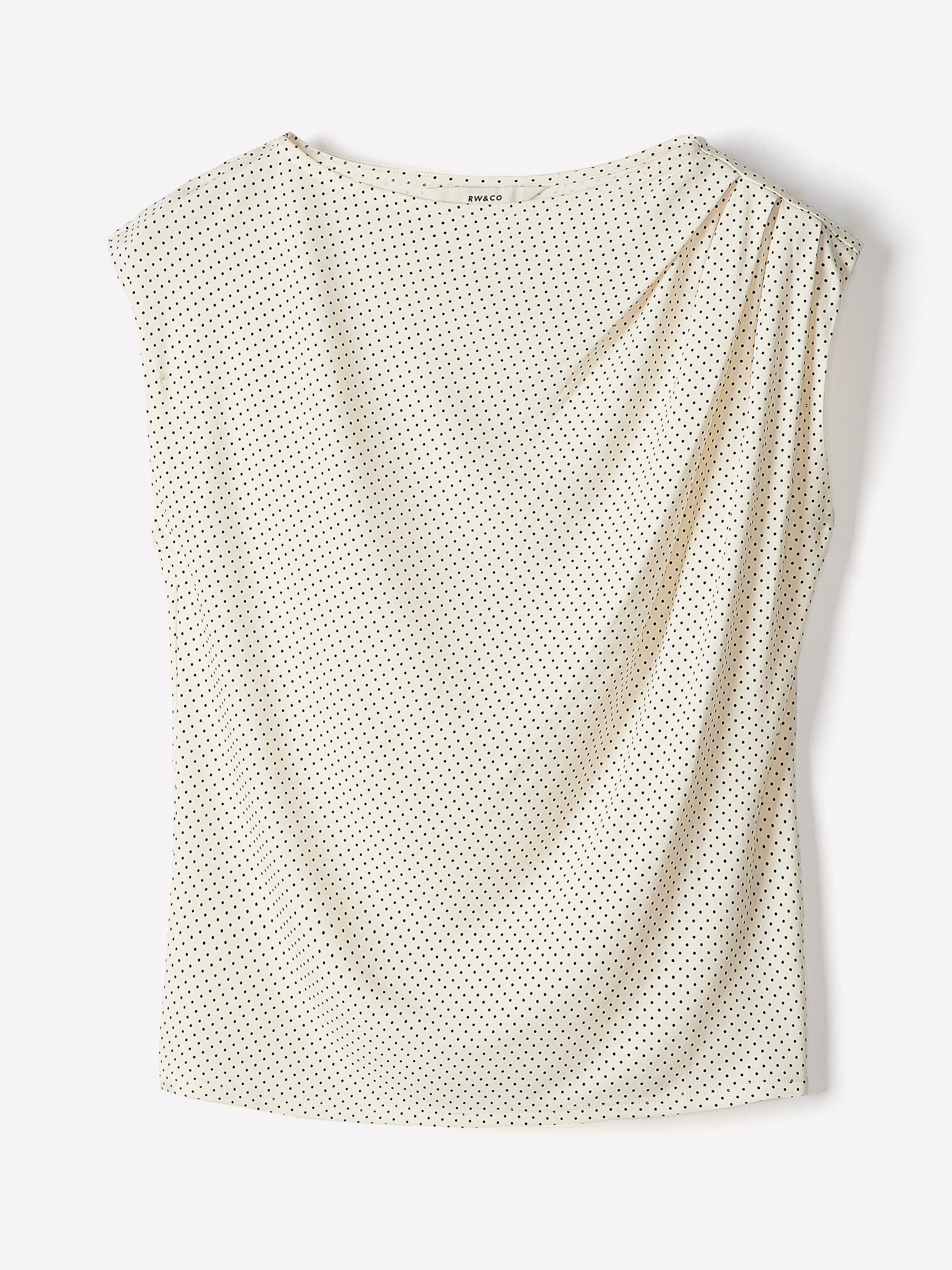 Knit Blouse Pleated Extended Sleeve